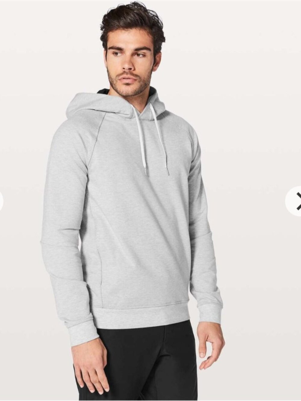 Lululemon City Sweat Pullover Hoodie Men Medium Gray Comfy Classic Streetwear